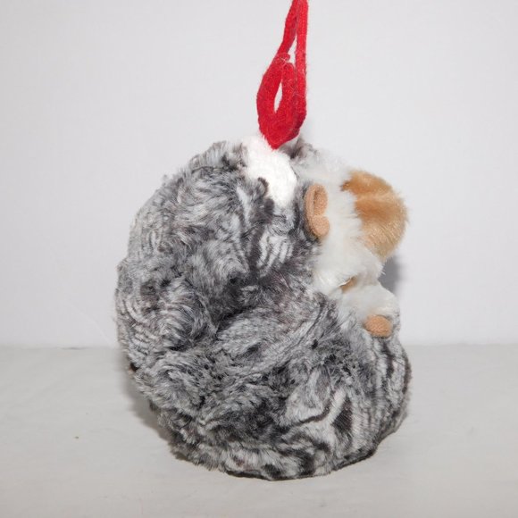 Spicy Holiday Christmas Hedgehog Plush With Antlers 5" Douglas Cuddle Toy - Picture 6 of 7